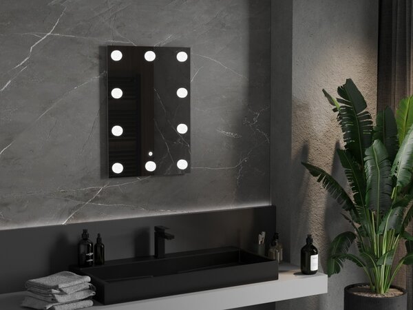 Mexen Dona koupelnové zrcadlo s podsvícením 50 x 70 cm, LED 6000K, proti zamlžení - 9818-050-070-611-00