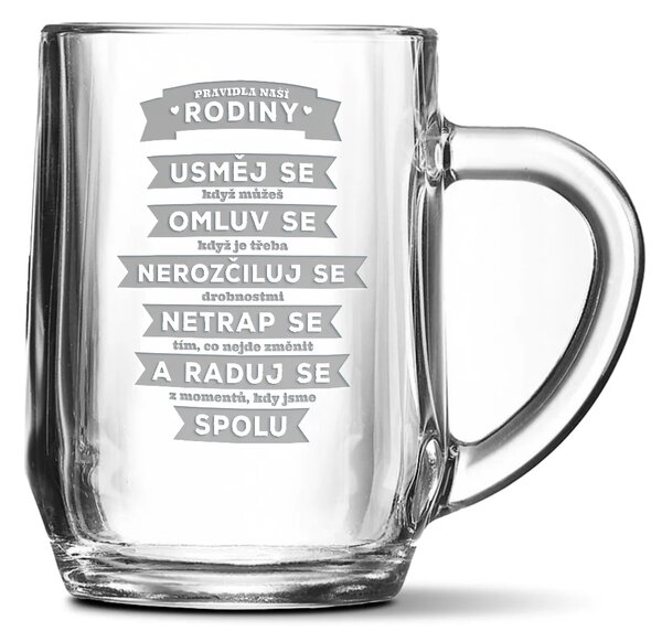 Sablio Půllitr Pravidla naší rodiny: 0,5