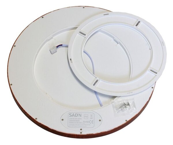 Stropní LED svítidlo L244129 tmavé dřevo