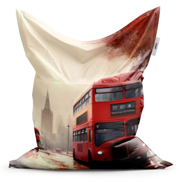 Sablio Sedací vak Classic Londýn Double-decker 1 - 150x100 cm