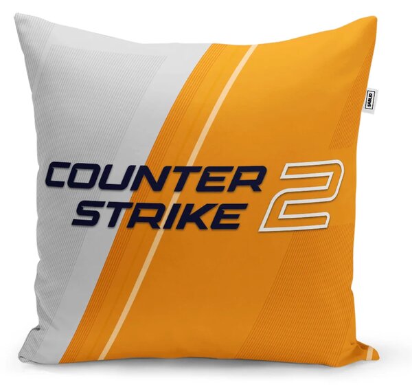Sablio Polštář Counter Strike 2 Oranžová - 40x40 cm