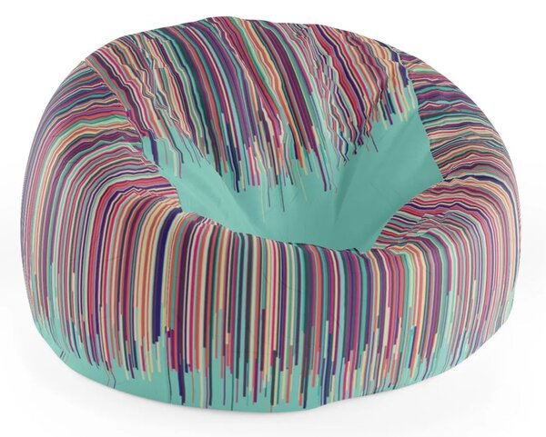 Sablio Sedací vak Cocoon Stékající barva - 75 x 45 x 35 cm