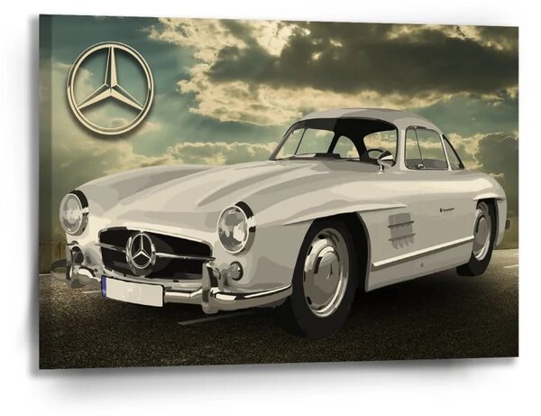 Sablio Obraz Mercedes-Benz 300 SL Na silnici - 90x60 cm
