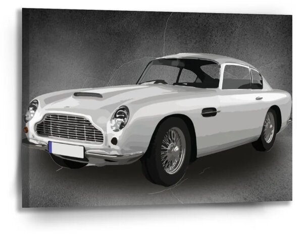 Sablio Obraz Aston Martin Tmavé pozadí - 90x60 cm
