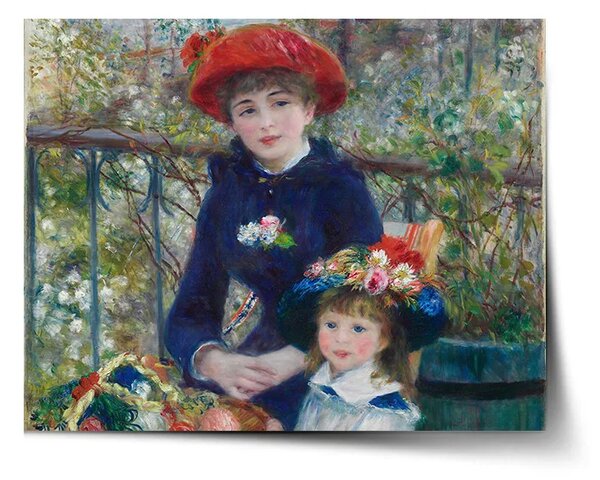 Sablio Plakát Dvě sestry (Na Terase) - Pierre-Auguste Renoir - 60x40 cm