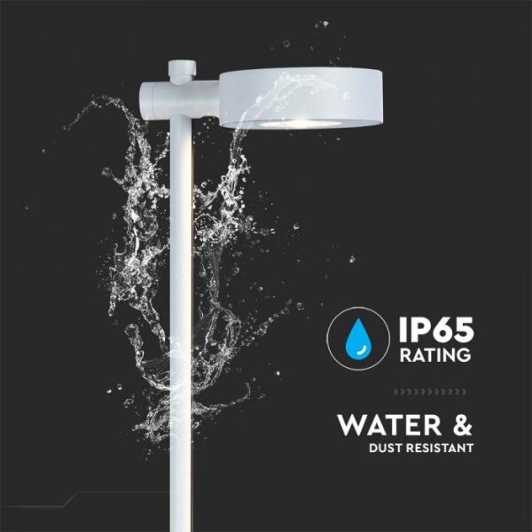 LED Venkovní lampa LED/7W/230V 3000K IP65 bílá 102 cm