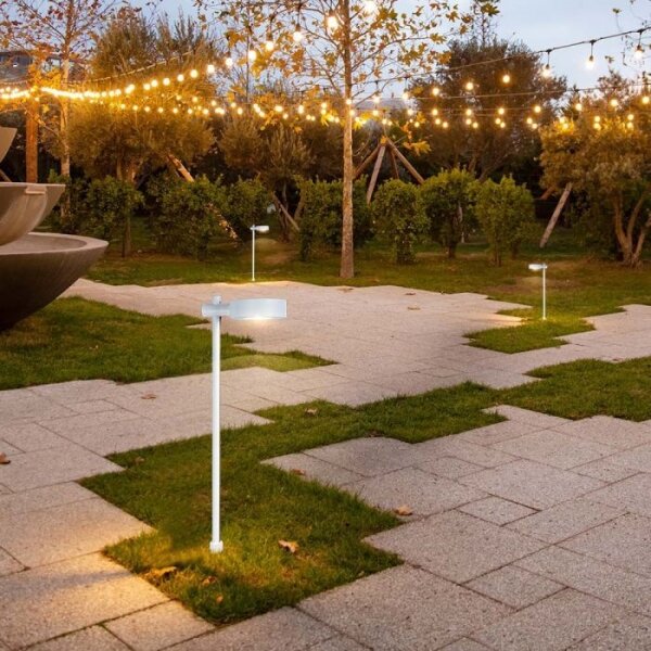 LED Venkovní lampa LED/7W/230V 3000K IP65 bílá 102 cm