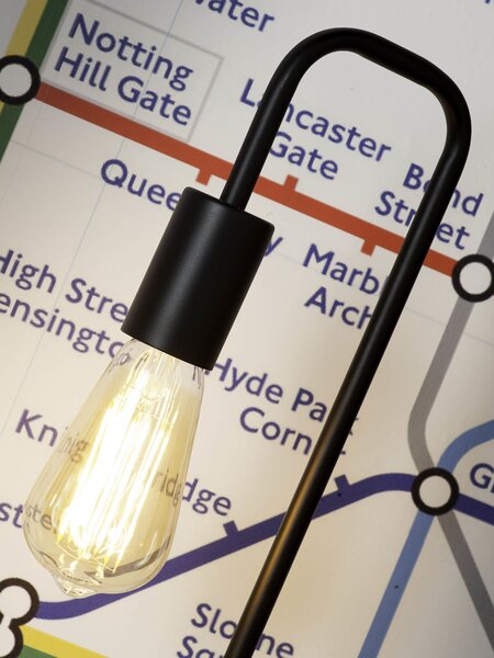 STOLNÍ LAMPA LONDON ČERNÁ