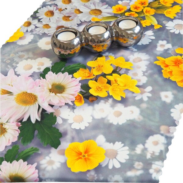 Ubrusové šály Spring - šedé 40x120