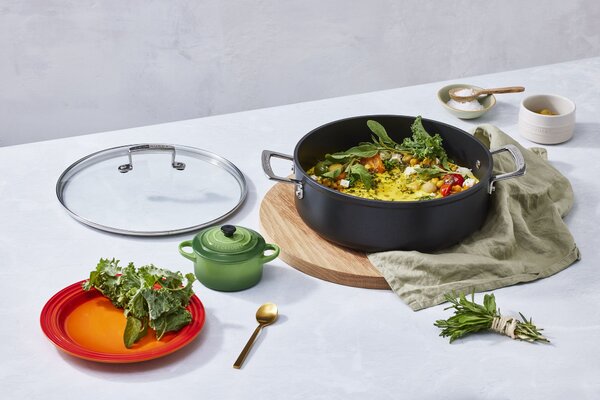 Le Creuset 51113280010500 Hrnec Sauteuse nepřilnavý hliník s úchyty 28 cm
