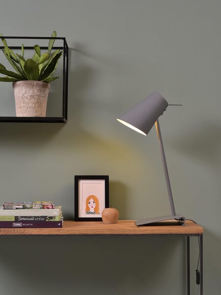 STOLNÍ LAMPA CARDIFF ŠEDÁ