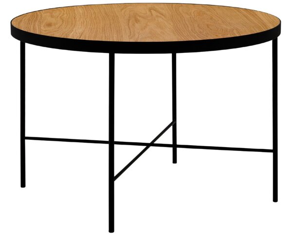 Dubový konferenční stolek MICADONI STEPPE 60 cm