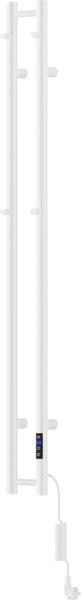 Mexen Pino, elektrické topné těleso s věšáky na ručníky 1405x137 mm, 150 W, bílá, W301-1405-137-00-20