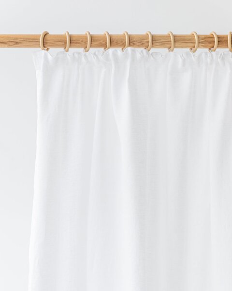 Magic Linen Lněný závěs v bílé barvě 135x275cm