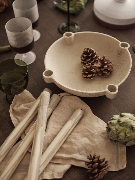 Adventní svícen Ceramic Light Grey