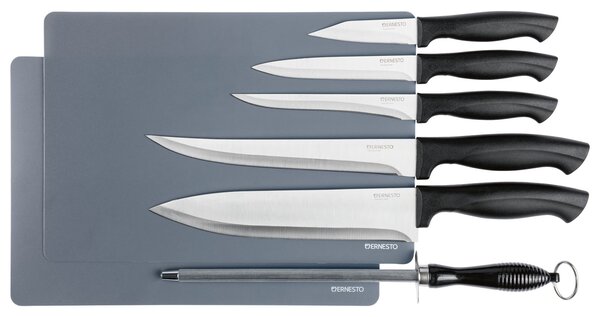ERNESTO® Sada nožů, 8dílná (sada nožů s brouskem) (100359008001)
