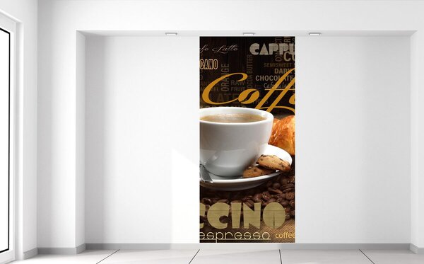 Fototapeta Ranní káva Materiál: Samolepící, Rozměry: 95 x 205 cm