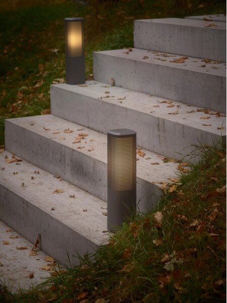 Nordlux - Venkovní lampa SIDARA 1xE27/15W/230V IP44 45 cm antracit