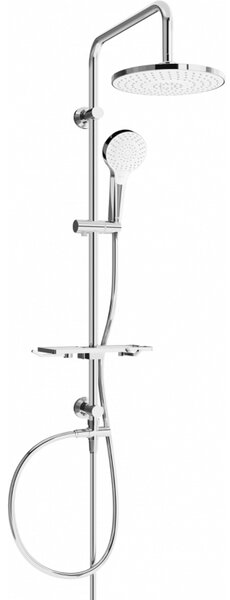 Mexen sprchový set T05 s horní hlavicí 22,5cm, chrom/bílá, 798050593-00