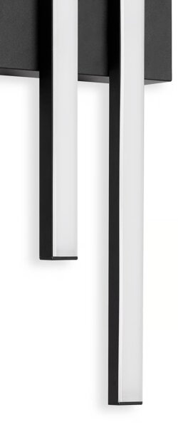 Telefunken - LED Venkovní nástěnné svítidlo 2xLED/4W/230V IP44 černá