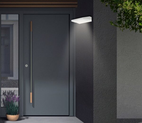 Telefunken - LED Venkovní nástěnné svítidlo LED/10W/230V IP44 bílá