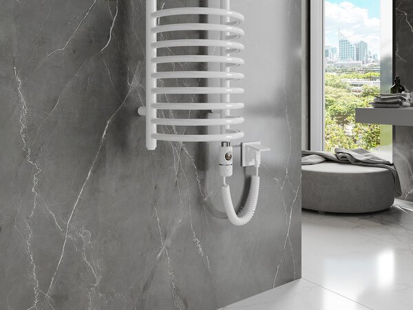 Mexen Eros, elektrické topné těleso 1200 x 318 mm, 600 W, bílá, W112-1200-318-2600-20