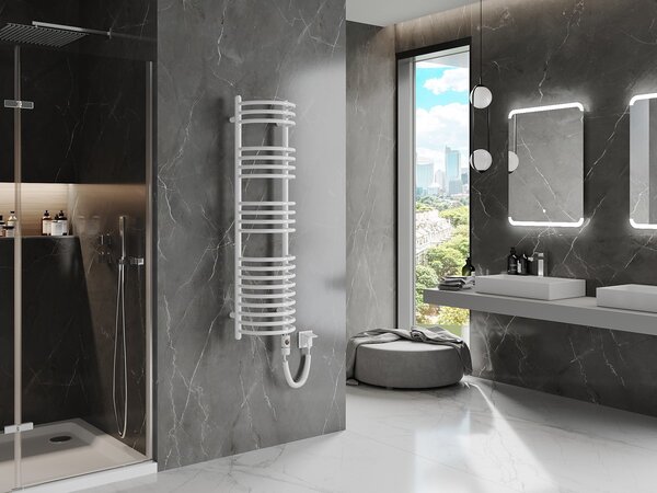 Mexen Eros, elektrické topné těleso 1200 x 318 mm, 600 W, bílá, W112-1200-318-2600-20