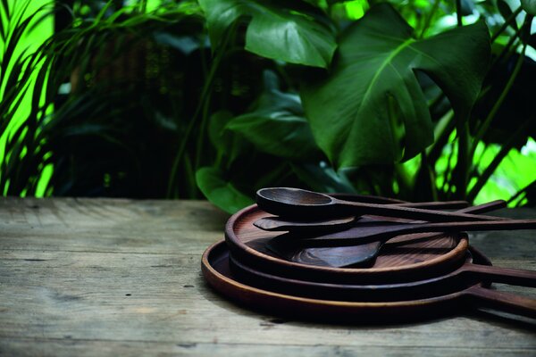 Serax Dřevěný podnos Pure Wood - Large Pan SR155