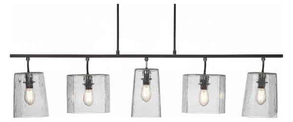 LED Lustr na lanku 5xE14/4,9W/230V 2700K