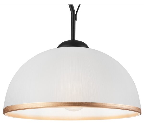 Lustr na tyči RETRO 1xE27/60W/230V černá matná