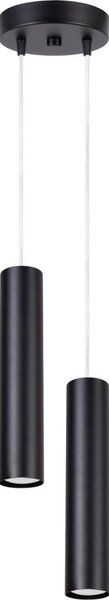 Sollux SL.1869 - Lustr na lanku LAGOS 2xGU10/10W/230V černá