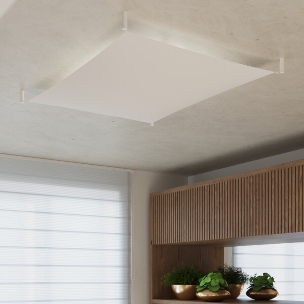 Sollux SL.0737 - LED Stropní svítidlo LUNA 2xG13/8,5W/230V 80x105 cm bílá