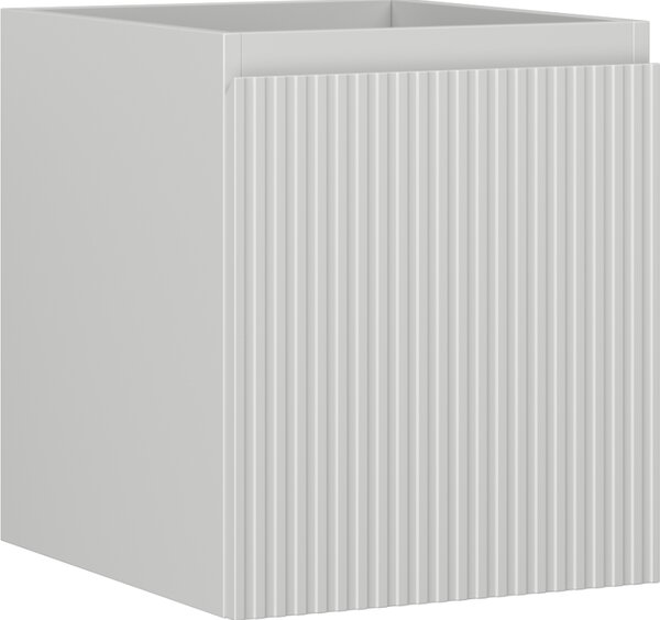 Mexen Rivel, koupelnová skříňka 40 cm, 1 zásuvka, drážkovaná, šedá matná, 91A20-04047-1-BF62