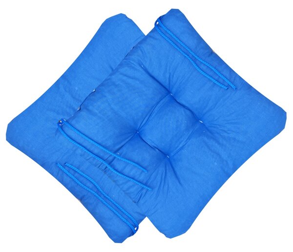 Podsedák na židli soft (40x40x7cm) - Modrá