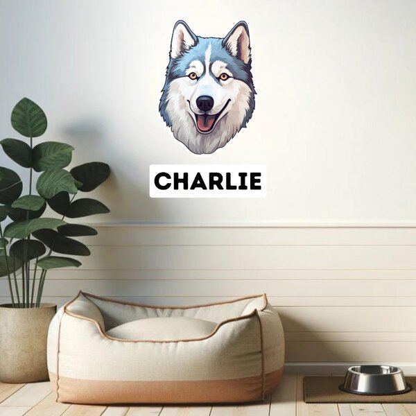 PIPPER. Nálepka Husky Velikost: 60cm