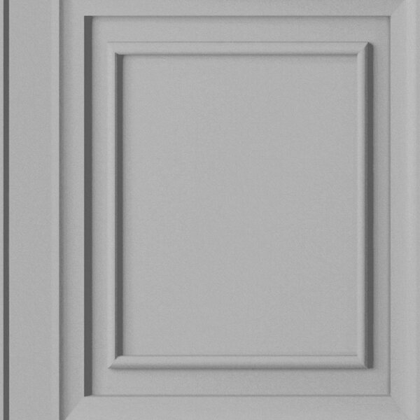 Stříbrná vliesová tapeta na zeď, 3D efekt obložení, 119845, Laura Ashley 3