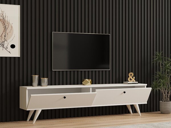 TV stolek/skříňka Parid (bílá). Akce -15%