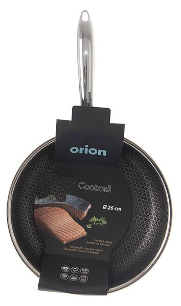 Nerezová pánev s nepřilnavým povrchem COOKCELL průměr 26 cm vysoká
