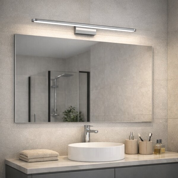 Open Design OR86157 - LED Osv. zrcadla LUCE LED/12W/230V CCT 91,5 cm IP44 chrom