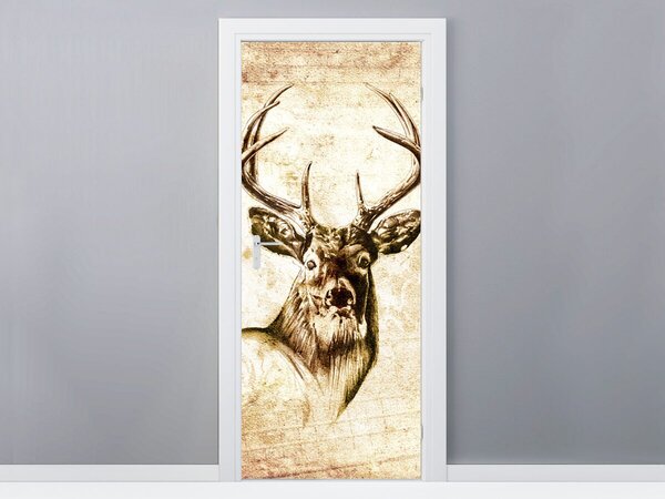 Fototapeta na dveře Úžasný jelen Materiál: Samolepící, Rozměry: 95 x 205 cm