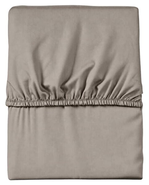 Prostěradlo SATIN taupe, 90x200 cm
