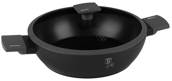 Pánev hluboká s titanovým povrchem a poklicí 28 cm Antracit Collection