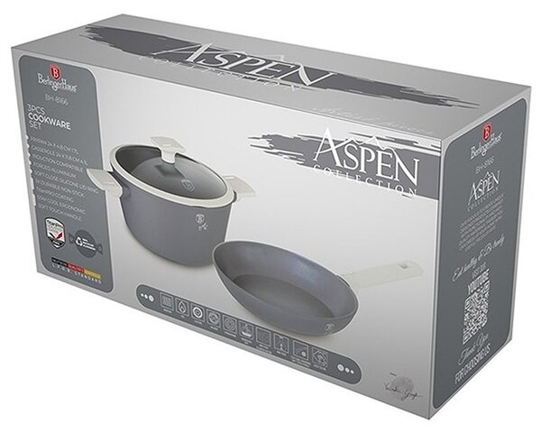Sada nádobí s titanovým povrchem 3 ks Aspen Collection