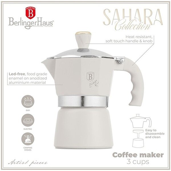 Konvice na espresso 3 šálky Sahara Collection