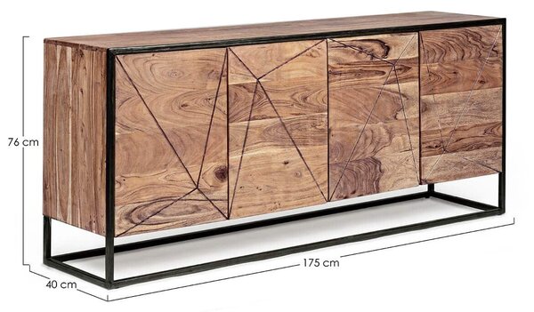 Příborník egon 4 dveře 175 x 76 cm