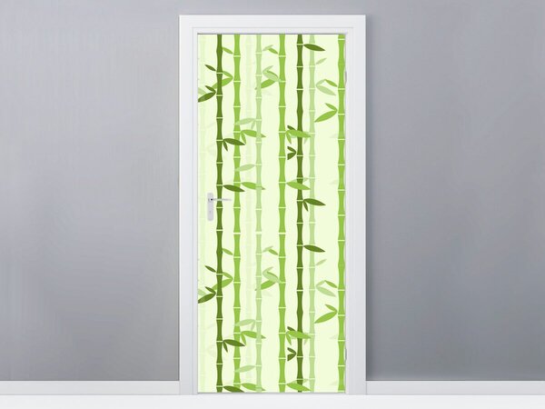 Fototapeta na dveře Bambusový motiv Materiál: Samolepící, Rozměry: 95 x 205 cm