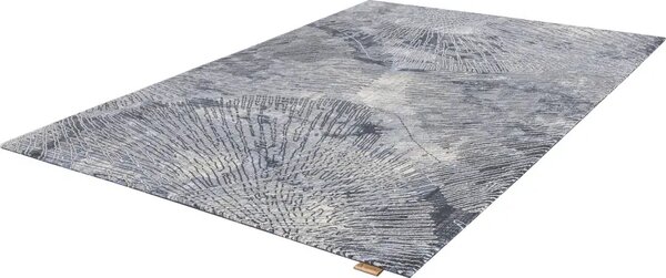 Kusový koberec vlněný Agnella Calisia Coral Abstraktní modrý Rozměr: 160x240 cm