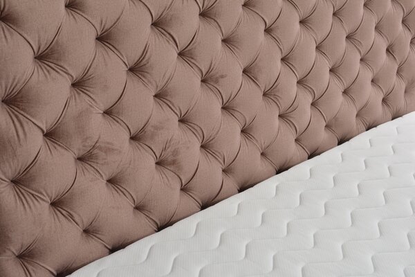 HezkýNábytek.cz Boxspring postel 140 cm Orimis (růžová). 1033229