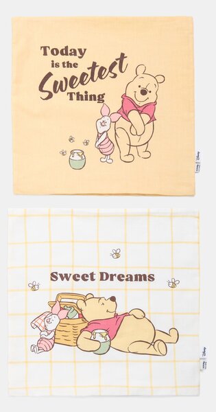 Sinsay - Povlaky na polštáře 2 balení Winnie the Pooh - oranžová