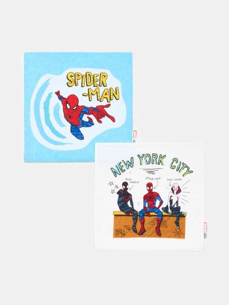 Sinsay - Bavlněné povlaky na polštáře Spider-Man 2 pack - vícebarevná